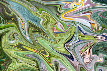 Obraz premium Marble ink texture acrylic painted waves texture background. pattern can used for wallpaper or skin wall tile luxurious.