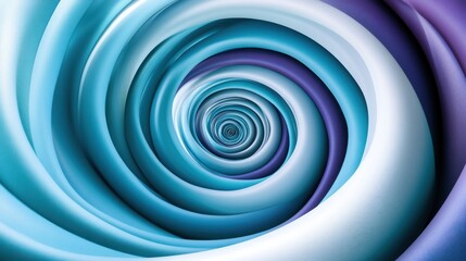 Fototapeta premium Abstract swirling blue purple vortex background design
