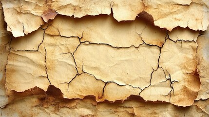 A textured, cracked parchment background, ideal for vintage designs or document presentations.