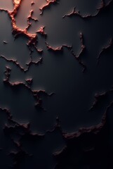 Bright black patterns on a beautiful background, gradients and transitions