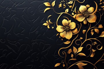 Elegant 2025 logos incorporating floral patterns and golden calligraphy, ideal for greeting cards.