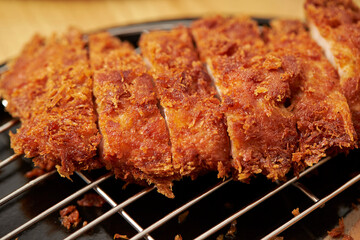 pork cutlet on a plate