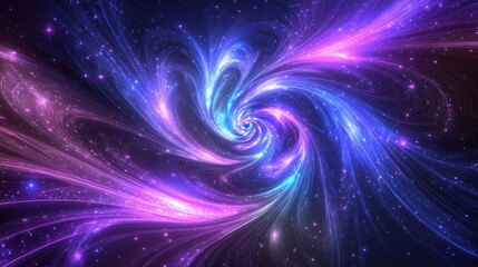 Fototapeta premium Abstract digital illustration depicting a glowing