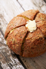 Cream Bread with Garlic	