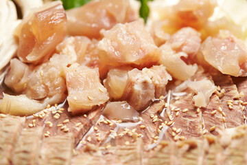 Korean beef tendon soup