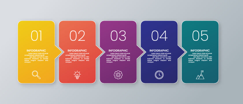 Business Infographic Design Concepts for Presentations