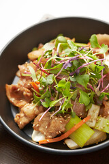 stir fried pork with vegetables