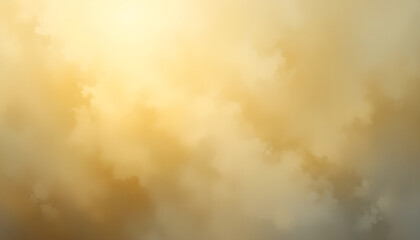 Golden Haze Sky Background: A Soft Focus Image of a Cloudy Sky