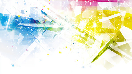 Colorful abstract background with geometric shapes