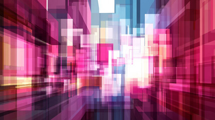 Colorful abstract geometric pattern with vibrant hues