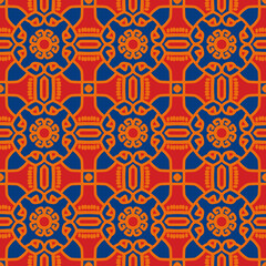 pattern batik flower damask ethnic boho ikat texture tribal geometric background