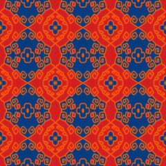 pattern batik flower damask ethnic boho ikat texture tribal geometric background