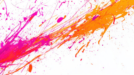 abstract dynamic streaks of electric colors, like neon orange, cyan