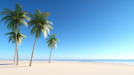 Tranquil Tropical Beach Scene