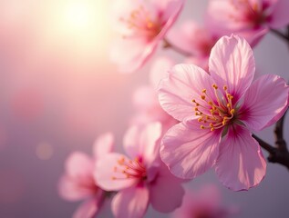 Fototapeta premium Bright spring patterns on a beautiful background, gradients and transitions