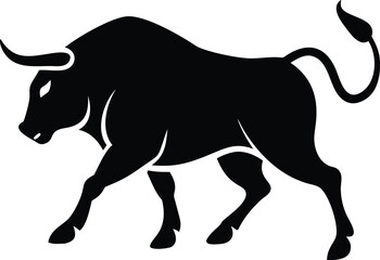 Download Black Bull Vector for Logos and Graphic Projects