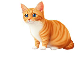 Striking blueeyed cat portrait against a mysterious black background 