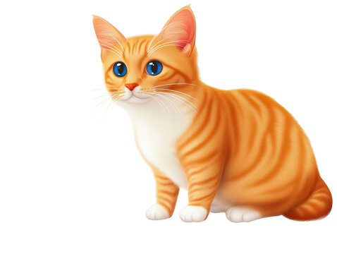 Striking blueeyed cat portrait against a mysterious black background 