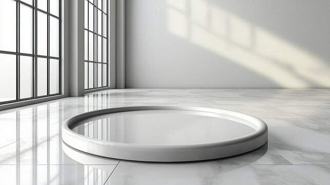 A freshly cleaned, gleaming bathtub with bright white tiles and soft lighting, offering a clean and inviting space for a rejuvenating bath.