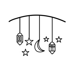 Ramadan Kareem long banner