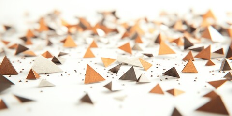 Small Triangles on White Surface