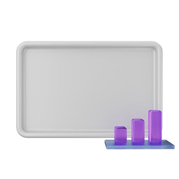 3d chart note paper text box