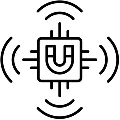 Sensor Industry Outline Icon Pack