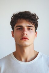 Fototapeta premium Person with white shirt