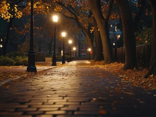 Street Lights Row
