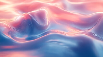 Obraz premium Abstract Pink and Blue Liquid Wave Background