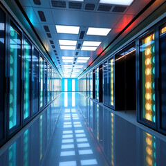 Fototapeta premium corridor in the airport