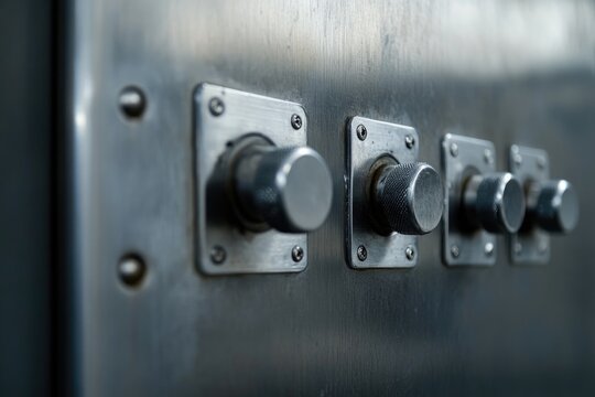 Metal Door Close Up
