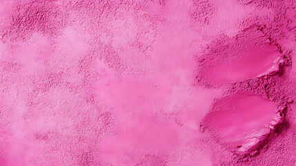 Obraz premium Crushed Pink Powder Creates a Textured Abstract Background with Smooth, Painted Strokes