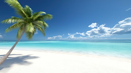 Tranquil Tropical Beach Scene