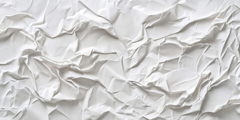 Obraz premium Crumpled Paper Texture: A Study in Wrinkled Dimensions and Subtle Shadows