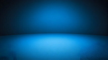 Empty Blue Studio Background Illuminates a Textured Floor Elegantly for Display Purposes.