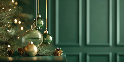 Emerald Christmas: A Festive Celebration of Greenery and Glow