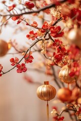 Decorated Tree Close-up