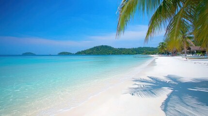Tranquil Tropical Beach Scene