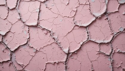 Obraz premium Parched, Cracked Earth in Arid Landscape Reflecting Severe Drought Conditions