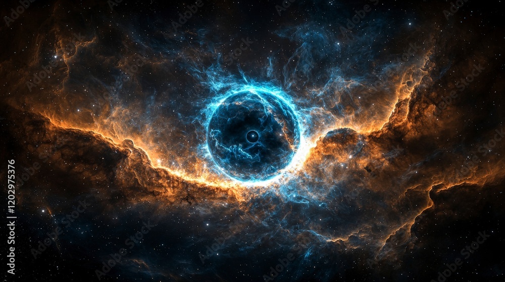 Poster celestial events of cosmic wonder deep space digital art universe aerial view memories of the infini