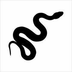 silhouette of a snake