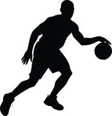 player silhouette vector