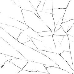 cracked ground with cracks in the ground, abstract, damage, earthquake, earth, ground, isolated, line, destroy, texture, background.