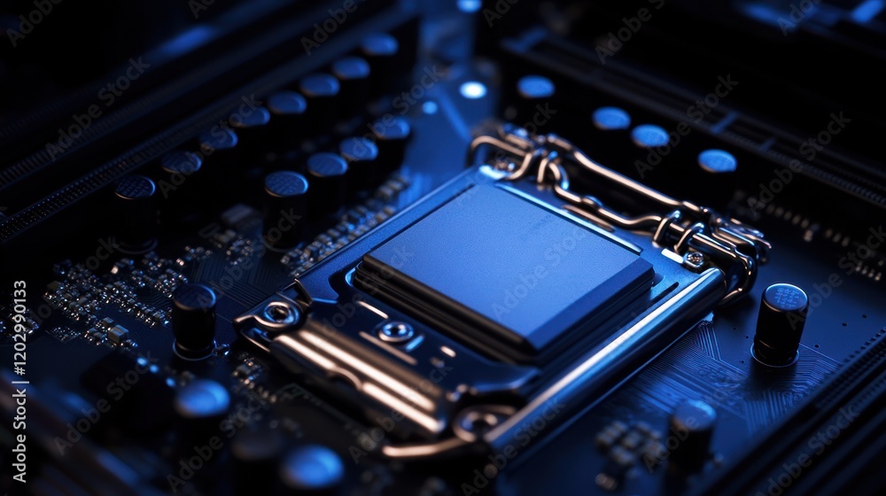 Poster Computer Motherboard Central Processing Unit Socket