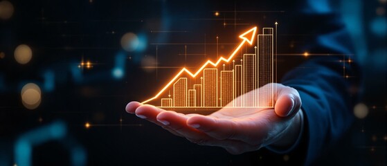 Development to success and motivation in 2026.Growth and development chart of company in new year 2026.