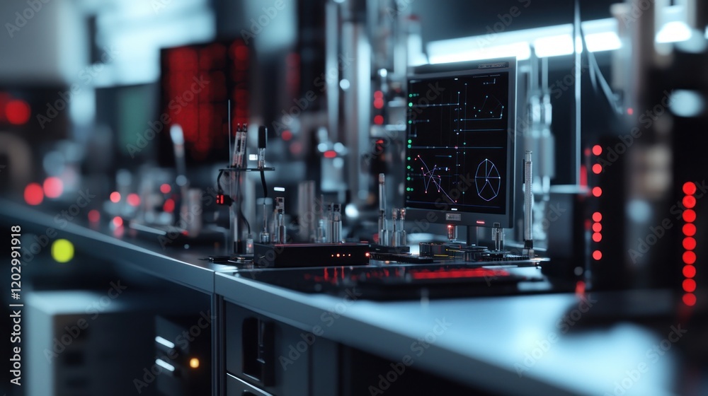 Poster advanced scientific laboratory workstation setup