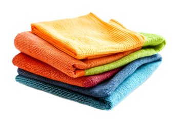 Dish cloths isolated on a white background