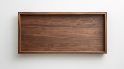 A contemporary wall frame displayed against a white background, ideal for showcasing artwork, photography, or branding with its sleek lines and minimalist style.