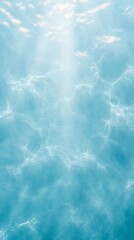 Obraz premium Serene Sky Visualization Bright Blue with Sunbeam Reflections Symbolizes Hope and Clarity - Zen Content for Wellness Apps and Inspirational Campaigns